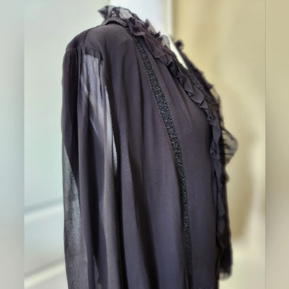 NEW NWT Laia Anthropologie Black Top Size XL - Picture 5 of 9